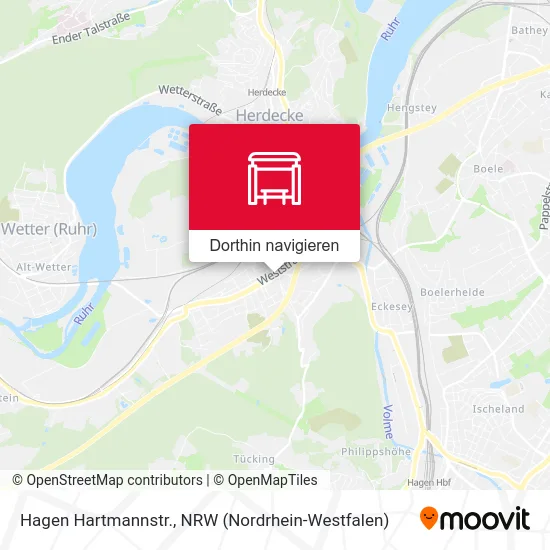 Hagen Hartmannstr. Karte