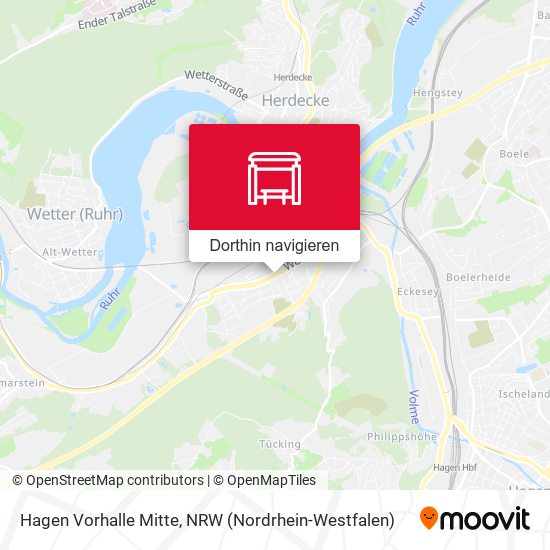 Hagen Vorhalle Mitte Karte