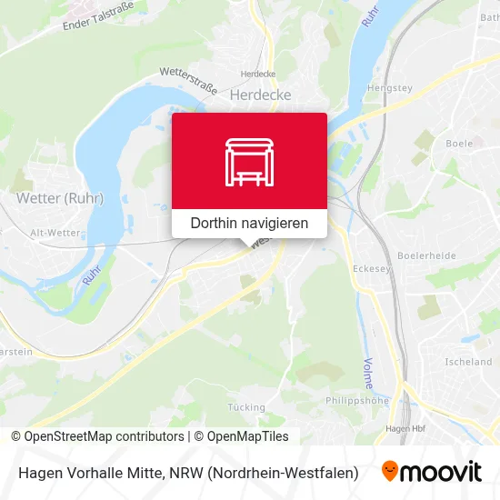 Hagen Vorhalle Mitte Karte