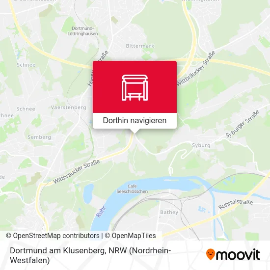 Dortmund am Klusenberg Karte