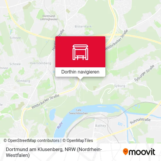 Dortmund am Klusenberg Karte