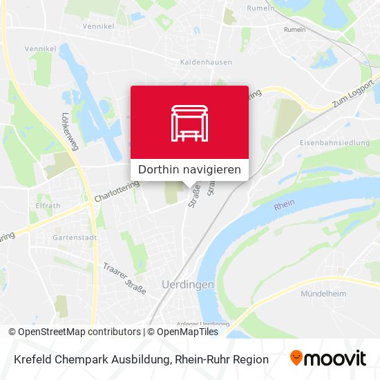 Krefeld Chempark Ausbildung Karte