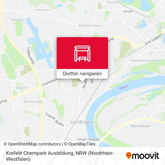 Krefeld Chempark Ausbildung Karte