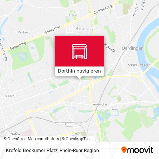 Krefeld Bockumer Platz Karte