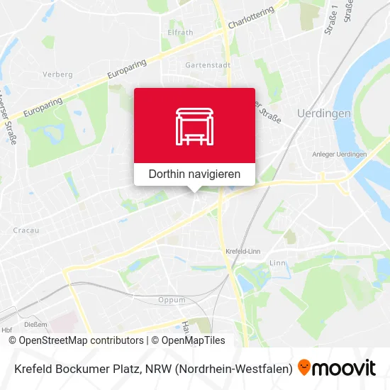 Krefeld Bockumer Platz Karte