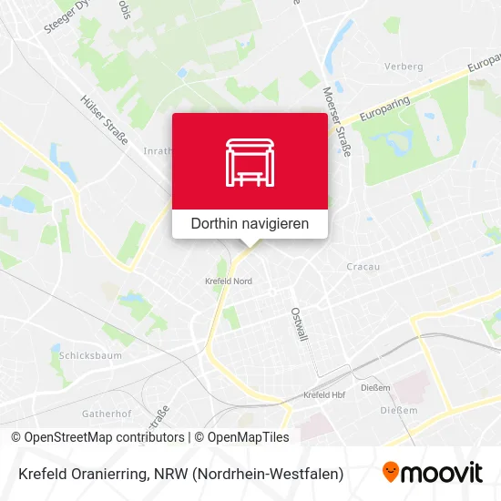 Krefeld Oranierring Karte