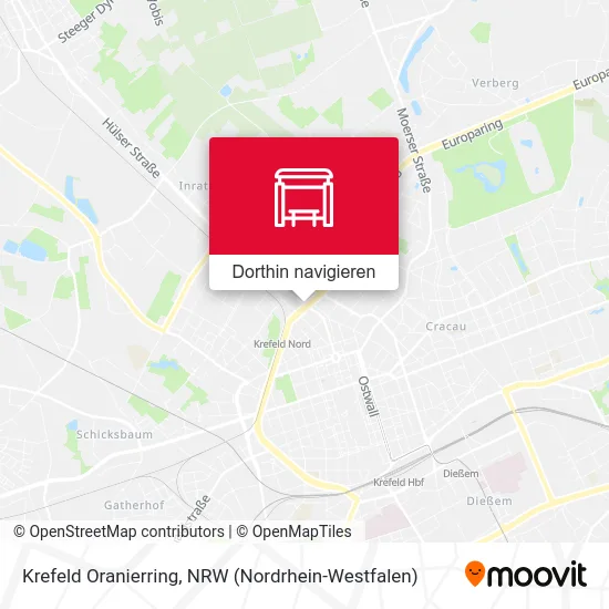 Krefeld Oranierring Karte