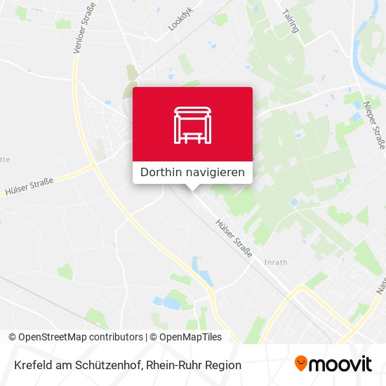 Krefeld am Schützenhof Karte