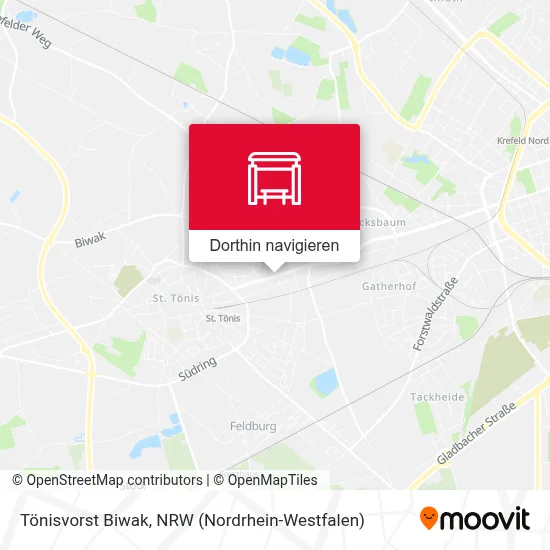 Tönisvorst Biwak Karte