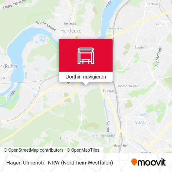 Hagen Ulmenstr. Karte