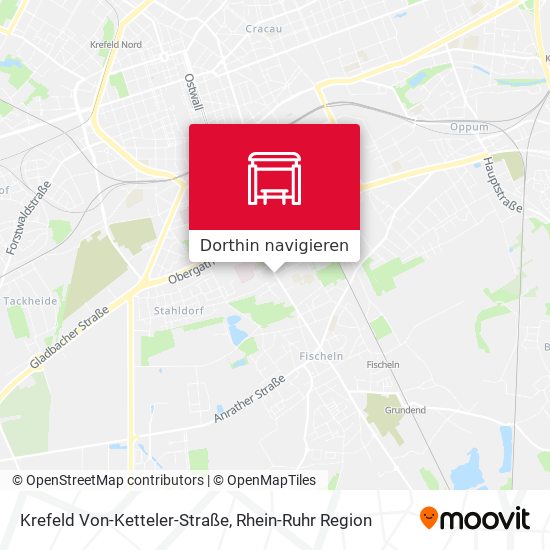 Krefeld Von-Ketteler-Straße Karte