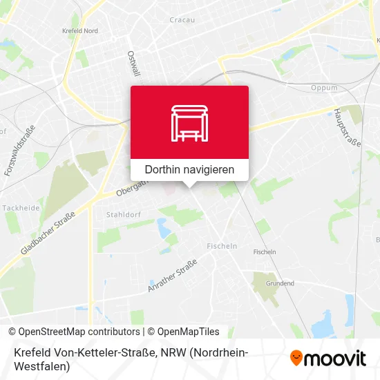 Krefeld Von-Ketteler-Straße Karte