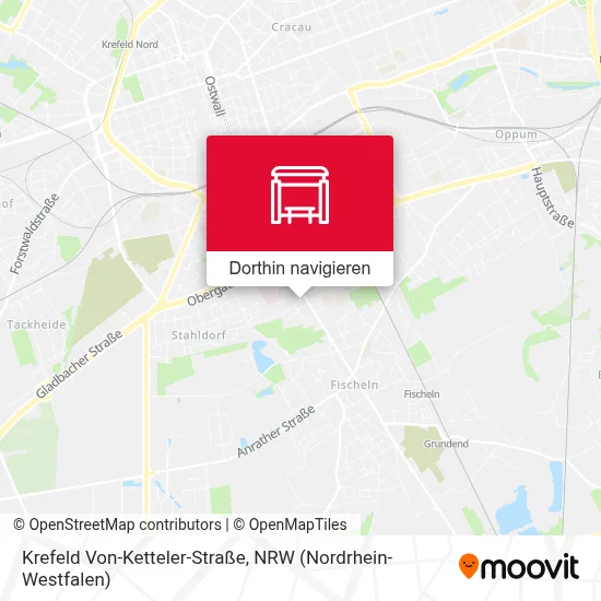 Krefeld Von-Ketteler-Straße Karte