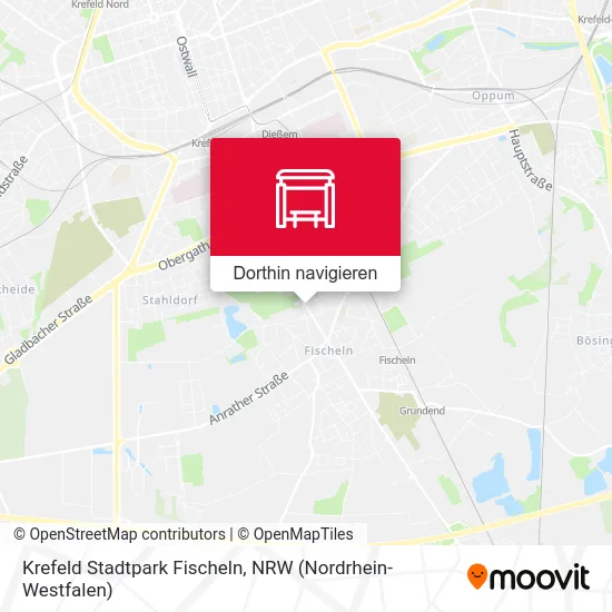 Krefeld Stadtpark Fischeln Karte