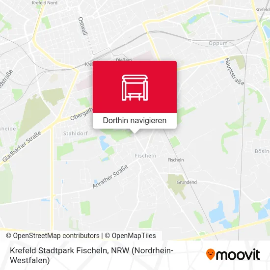 Krefeld Stadtpark Fischeln Karte