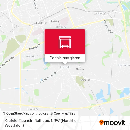 Krefeld Fischeln Rathaus Karte