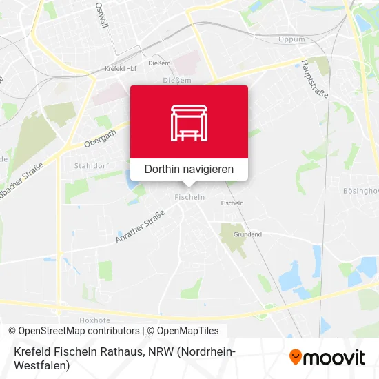 Krefeld Fischeln Rathaus Karte