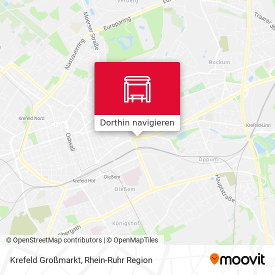 Krefeld Großmarkt Karte