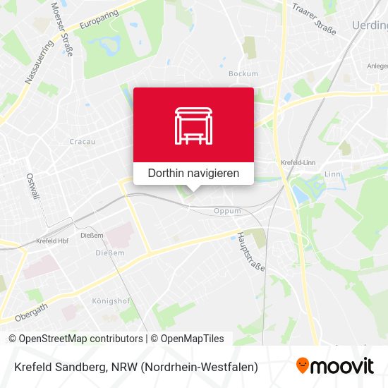 Krefeld Sandberg Karte