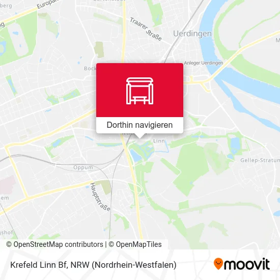 Krefeld Linn Bf Karte