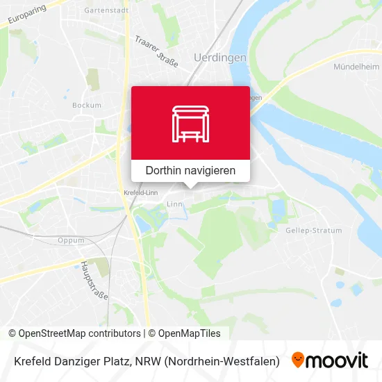 Krefeld Danziger Platz Karte