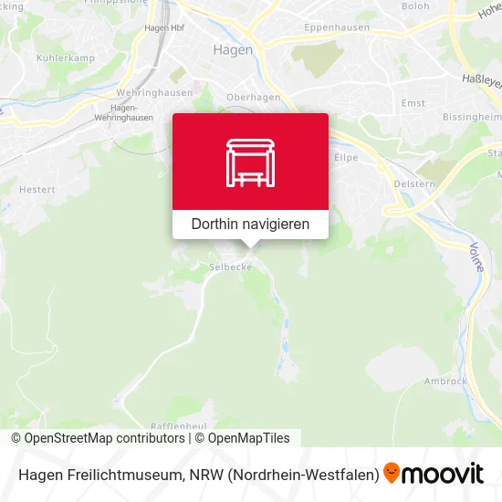 Hagen Freilichtmuseum Karte