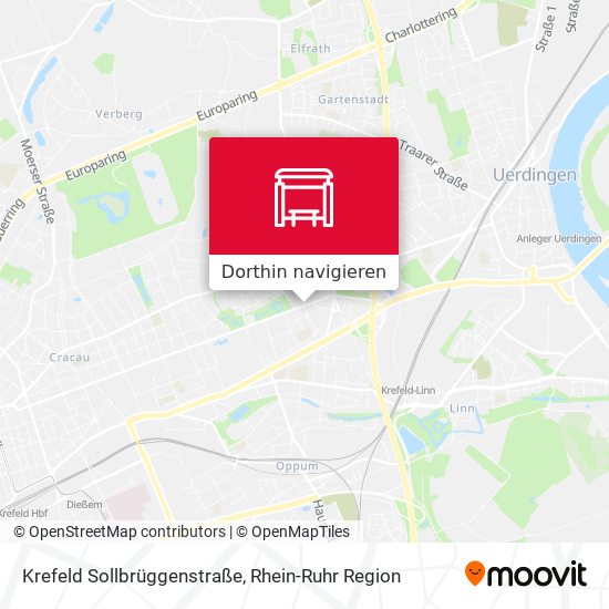 Krefeld Sollbrüggenstraße Karte