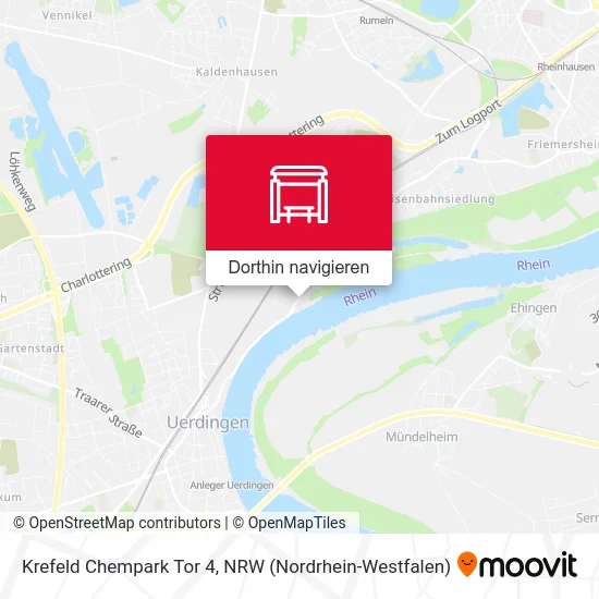 Krefeld Chempark Tor 4 Karte