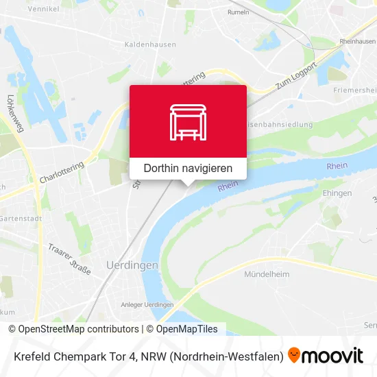 Krefeld Chempark Tor 4 Karte