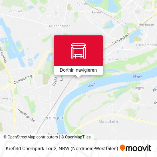 Krefeld Chempark Tor 2 Karte