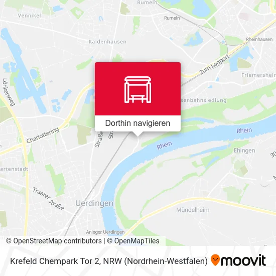 Krefeld Chempark Tor 2 Karte