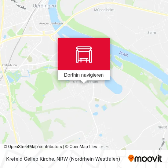 Krefeld Gellep Kirche Karte