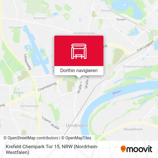 Krefeld Chempark Tor 15 Karte