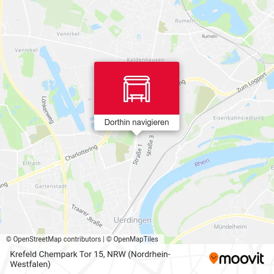 Krefeld Chempark Tor 15 Karte