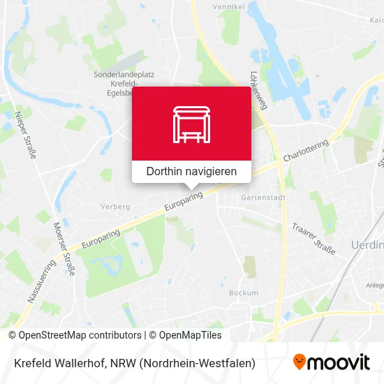 Krefeld Wallerhof Karte