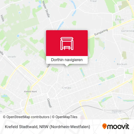 Krefeld Stadtwald Karte