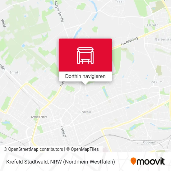 Krefeld Stadtwald Karte
