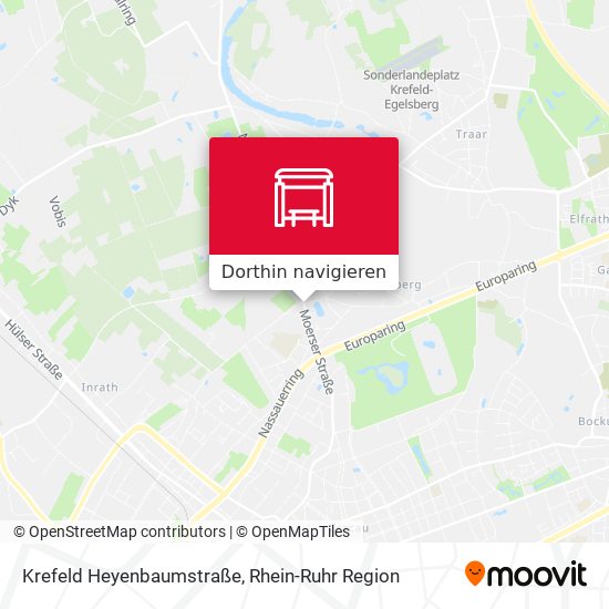 Krefeld Heyenbaumstraße Karte