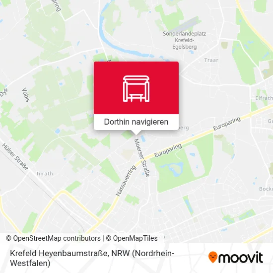 Krefeld Heyenbaumstraße Karte