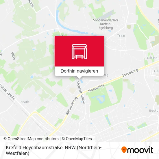 Krefeld Heyenbaumstraße Karte