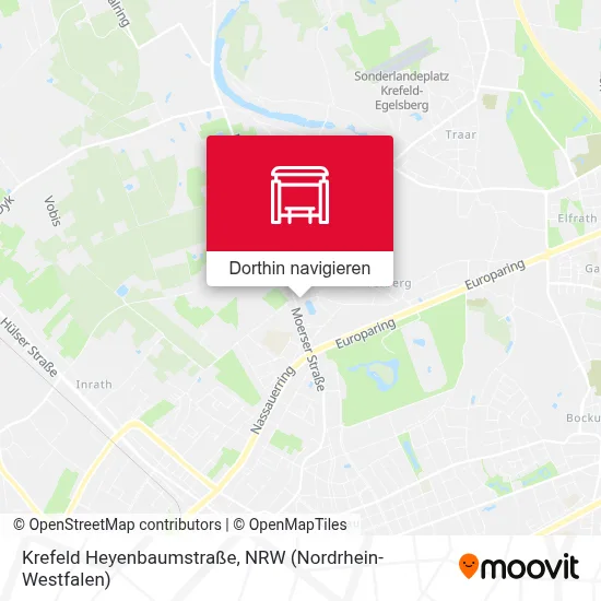 Krefeld Heyenbaumstraße Karte