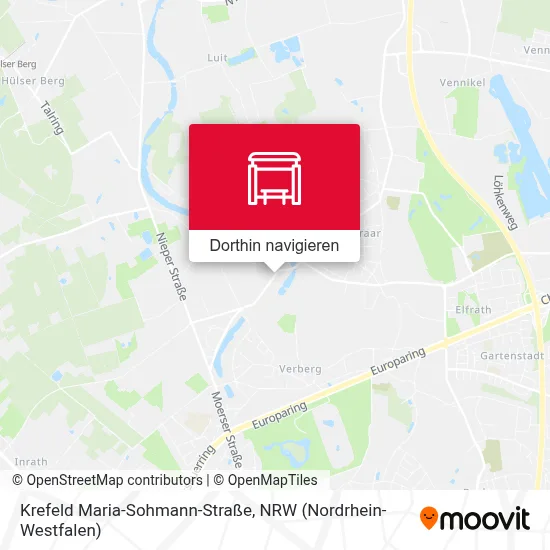 Krefeld Maria-Sohmann-Straße Karte