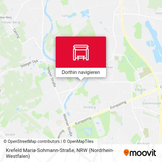 Krefeld Maria-Sohmann-Straße Karte