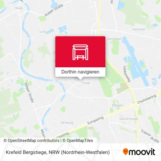 Krefeld Bergstiege Karte