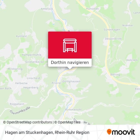 Hagen am Stuckenhagen Karte