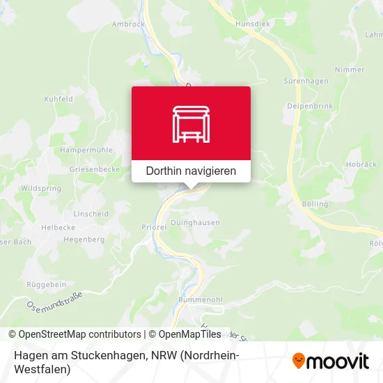 Hagen am Stuckenhagen Karte