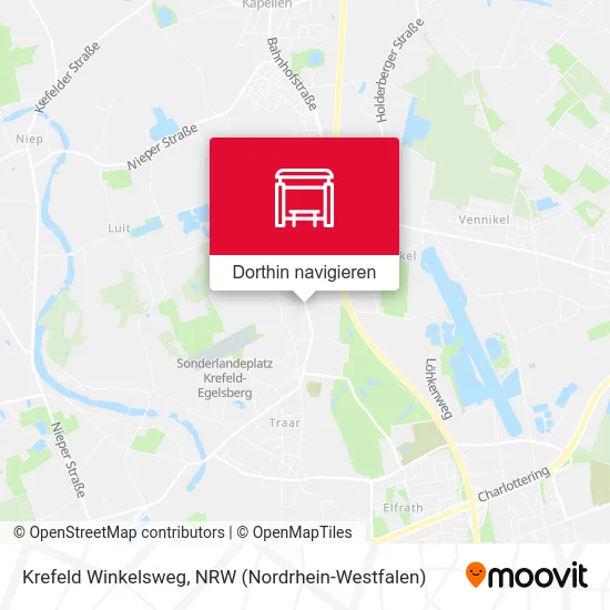 Krefeld Winkelsweg Karte