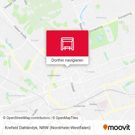 Krefeld Dahlerdyk Karte