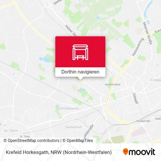 Krefeld Horkesgath Karte