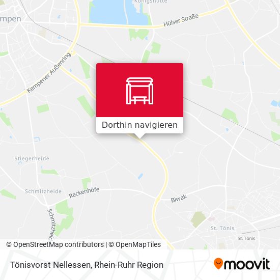 Tönisvorst Nellessen Karte